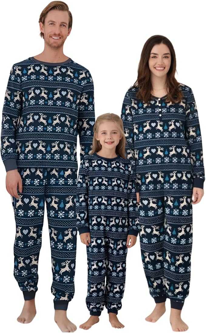 Weixinbuy Family Pajamas Set Christmas Pjs Matching Clothes Pajamas by Weixinbuy