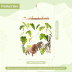 let's make Baby Mobile for Crib Safari Nursery Mobile Handmade Jungle Baby - Image 6
