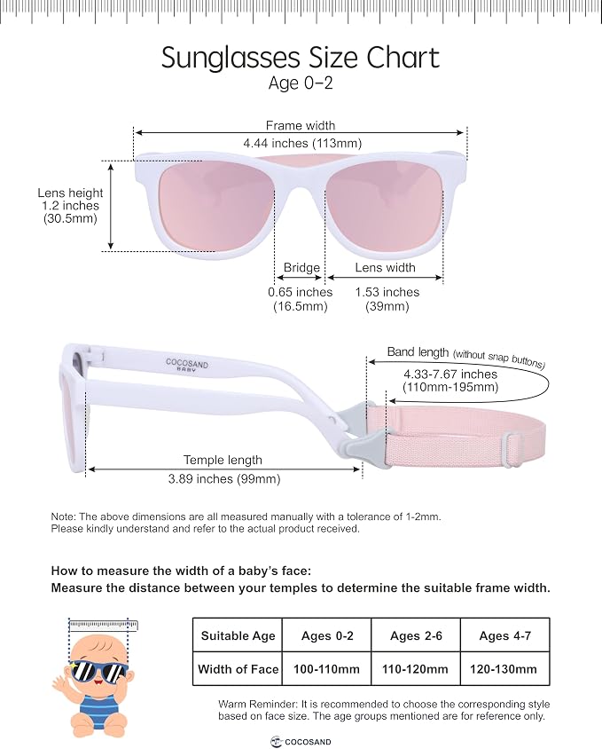 COCOSAND Flexible Baby Sunglasses - Image 5