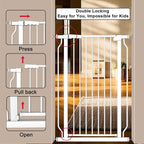 Extra Tall 40.55" Gate, 73.62-80.70" Extra Tall and Wide Dog Gate, Extra Wide - Image 4
