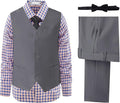 Boys' Suits Formal Slim Fit Tuxedo Boys Vest and Pants Set by DHTS