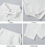 DISAUR Baby Boy Clothes Toddler Boy Outfits 4PCS Gentleman Dress - Image 2
