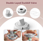 4 PC Duckbill Valves and 2 PC Silicone Diaphragms Compatible - Image 3