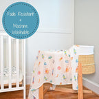 LollyBanks Swaddle Blanket, 100% Cotton Baby Blanket, Soft Muslin Swaddle - Image 5