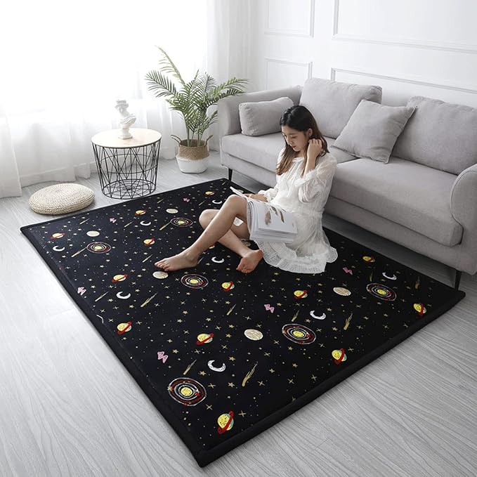 Loartee Coral Velvet Area Rug - Image 5