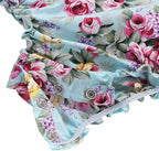 Baby Girl's Floral Print Ruffles Romper Summer Clothes - Image 5