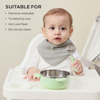 JELLYMONI 10 Pack Muslin Drool Bibs - Image 4