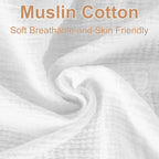2 Pack Muslin Fitted Crib Sheets - Image 6