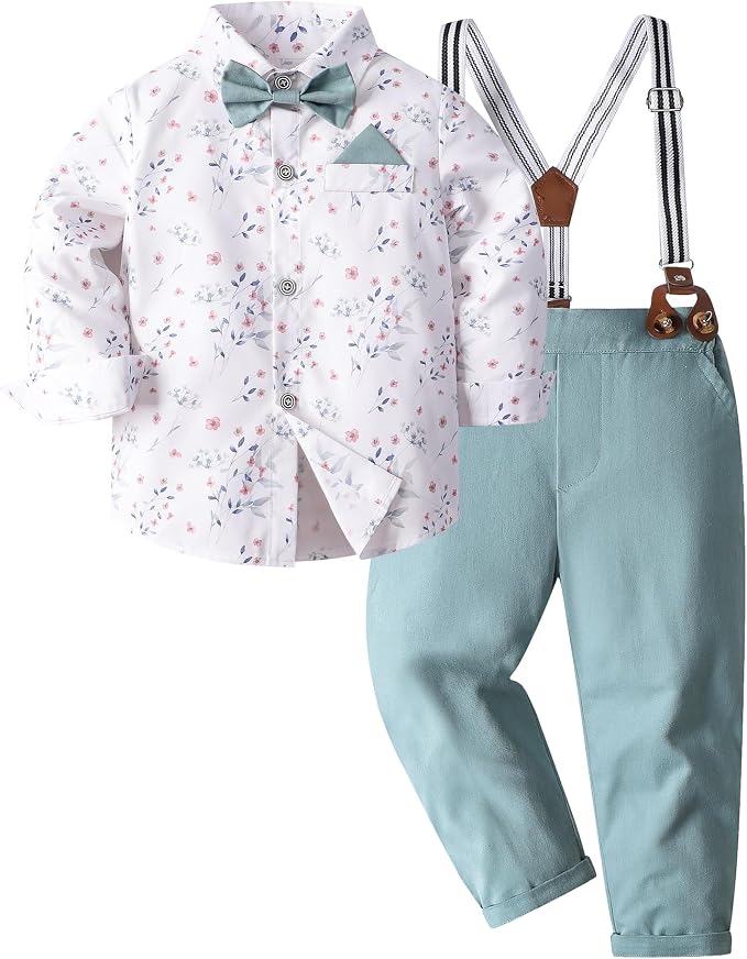 ARTMINE Toddler Boy Clothes Suit Gentleman Wedding Outfits, Formal Dress by Artmine