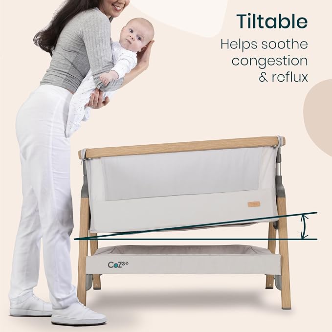 Tutti Bambini CoZee® 2-in-1 Baby Bassinet & Bedside Sleeper - Image 7