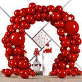 90pack Ruby Balloons Different Size 18/12/10/5 Inch Ruby Balloon Garland Arch by Voircoloria