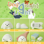 LOVERUIS Night Lights Squishy Light Dogs Colorful Night Light - Image 5