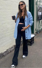 Fotociti Maternity Flare Leggings - Image 4