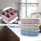Silicone Ice Cube Trays 3 Pack - Image 4