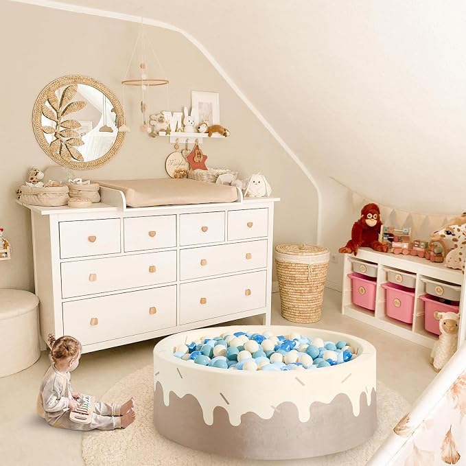 GOGOSO Ball Pit Balls Stars Moon Shapes Plastic Pitballs - Image 3