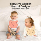 8-Pack Organic Baby Bibs for Boys, Girls - Image 6