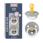 BIBS Pacifiers Colour Collection | Natural Rubber Baby Pacifier | Set of 2 by BIBS