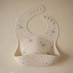mushie x Bluey Silicone Baby Bib | Adjustable Fit Waterproof Bibs - Image 3