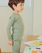 moimoln 6M-8Y Modal Cotton Solid Soft Breathable Baby Toddler Boys Girls Snug - Image 4