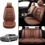 Seat Covers for Camaro 2000-2023 | 5-Seats Leather Seat Covers - Image 2