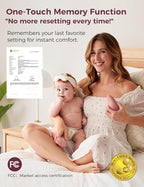 Momcozy Warming Lactation Massager Pro, 8 Vibration Modes & 4 Heating Levels - Image 2