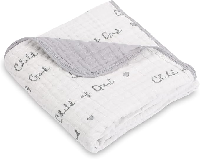 LollyBanks Muslin Baby Blanket 100% Organic Cotton, Muslin Quilt Lightweight by LollyBanks