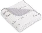 LollyBanks Muslin Baby Blanket 100% Organic Cotton, Muslin Quilt Lightweight by LollyBanks