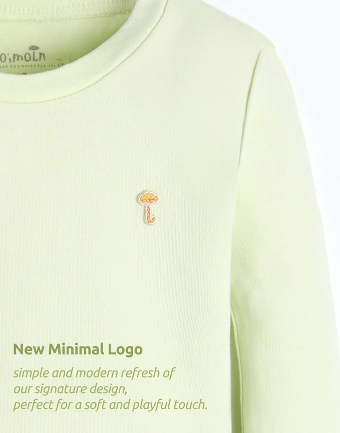 moimoln 6M-8Y Modal Cotton Solid Soft Breathable Baby Toddler Boys Girls Snug - Image 6