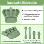 BXLL Olive Green 10 Pcs Baby Led Weaning Supplies - Image 3