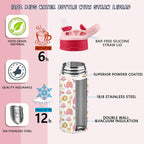 Kids Sublimation Tumbler, 12oz Sublimation Water Bottle Blanks, Straight - Image 3