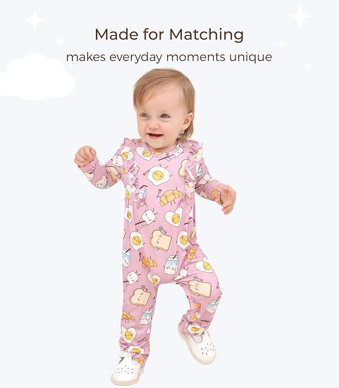 Baby Girl Romper Viscose from Bamboo Jumpsuit - Image 3