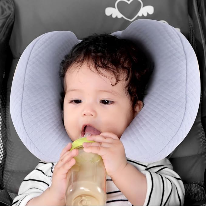 KAKIBLIN Baby Head Neck Support Pillow, 2 in 1 Banana Neck Pillow - Image 3