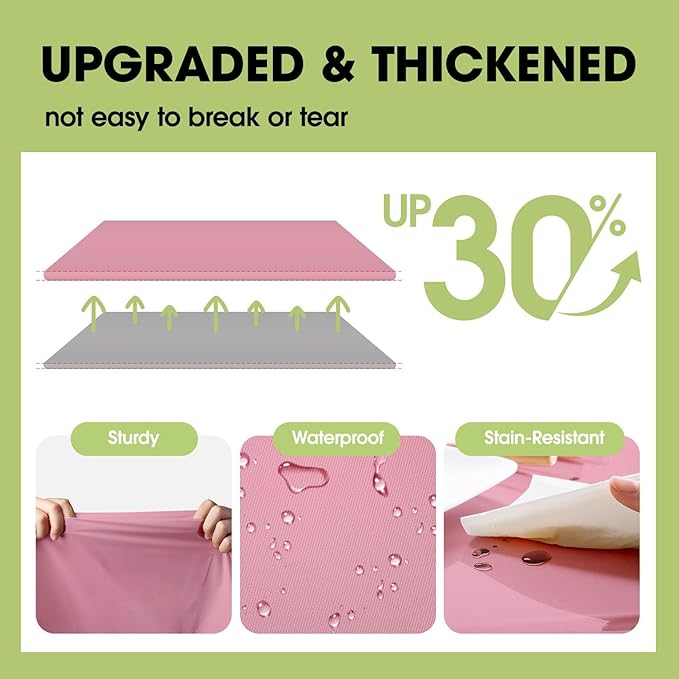 Pureegg Plastic Table Cloth Disposable 8 Pack, 54 x 108 Inch Table Cloths - Image 3
