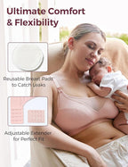 Momcozy Mesh Support Pumping Bra Hands Free Suitable - Image 6