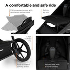 Thule Urban Glide 4-Wheel Single Child All-Terrain Stroller, Full-Suspension - Image 4