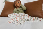 Copper Pearl Large Premium Knit Baby Swaddle Receiving Blanket Linus - Image 6