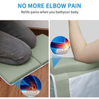 JJGoo Bath Kneeler with Elbow Rest Pad Set, 1.5 inch Kneeling Pad Mat - Image 3