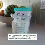 Willow - 8oz Breast Milk Storage Bags - 100ct - Double Zip Seal - Image 6