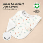 KeaBabies 8-Pack Organic Baby Bibs - Image 4