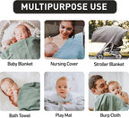 GLLQUEN BABY Muslin Swaddle Blankets - Image 5
