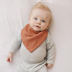Konssy 8-Pack Muslin Baby Bibs, Absorbent Bandana Drool, 100% Cotton Unisex - Image 5