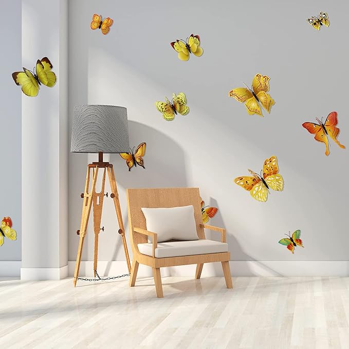 Butterfly Wall Decor 24/48 PCS, 3D Butterflies Stickers - Image 4