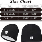 MaxNova 2 Pack Baby Beanie Fleece Lined Knit Toddler Hat - Image 7