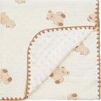 Baby Blanket Double Layer Cotton 40 x 40 Soft Receiving Blanket by Unknown
