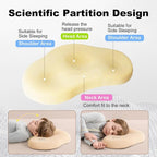 Reidio 1pc Toddler Silicone Pillow Breathable Toddler Pillow - Image 3