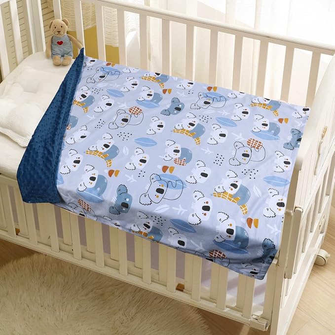 Baby Blanket for Boys Girls Soft Minky - Image 2