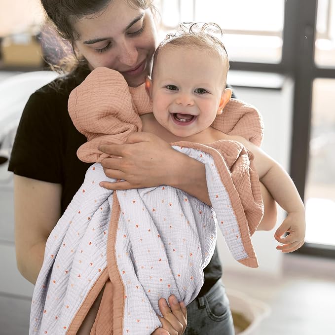 Lulu moon Muslin Baby Blanket - Image 5