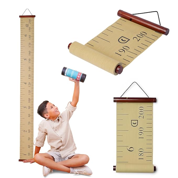 Growscroll Modern Kids Growth Chart by BabyProofKidsBoutique