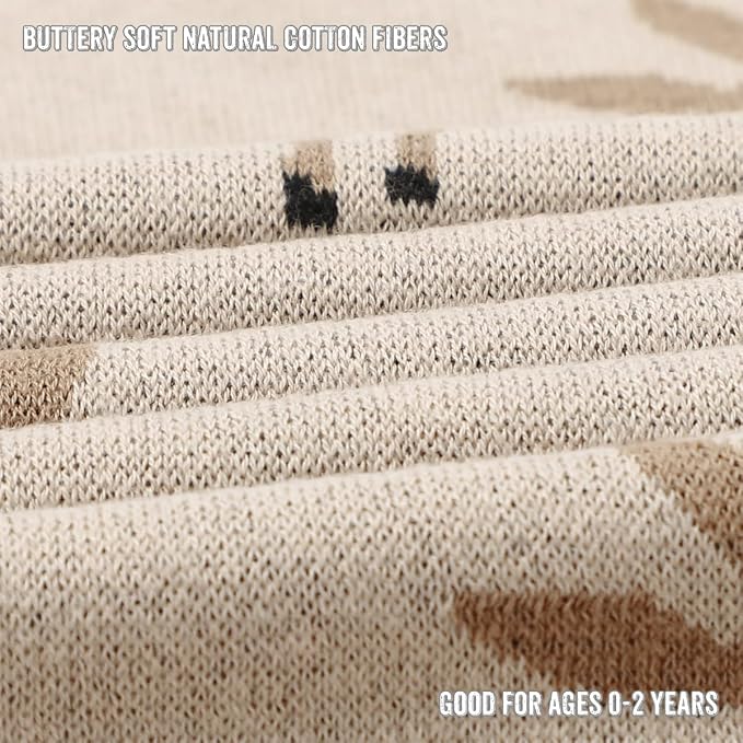Knit Baby Swaddle Blanket - Image 5