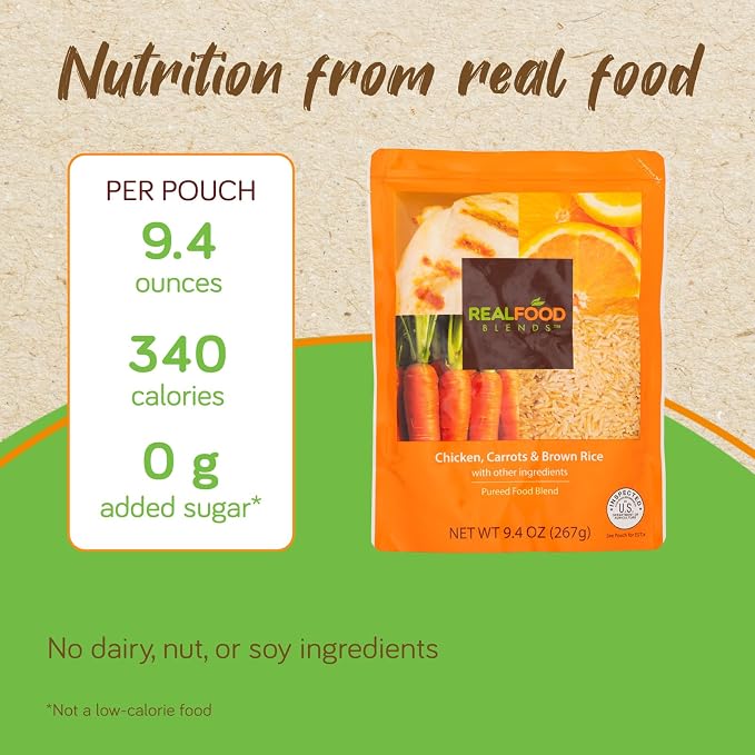 Real Food Blends Chicken, Carrots & Brown Rice - Image 6